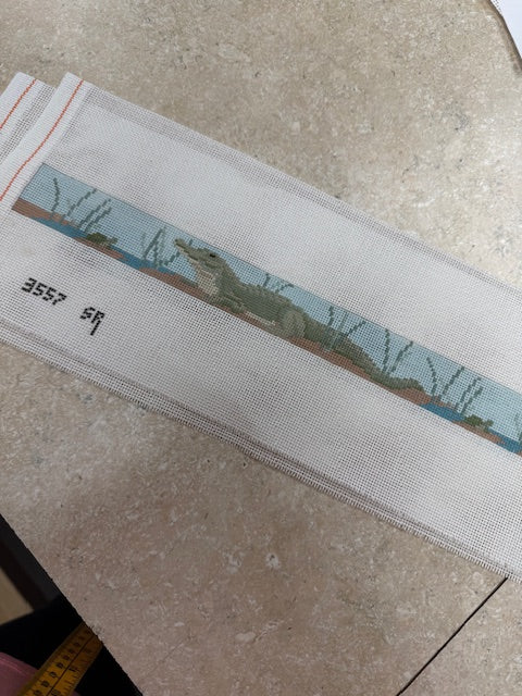 3557 SR- Susan Roberts Alligator & Turtles belt