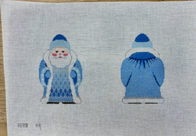 1228 SR- Susan Roberts Snow Santa Blue