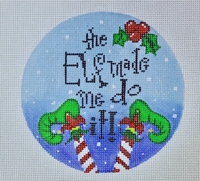 FS-ELF Elf Made Me Do 5" Round