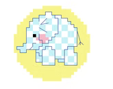 FS-Toy G Elephant 2" Round