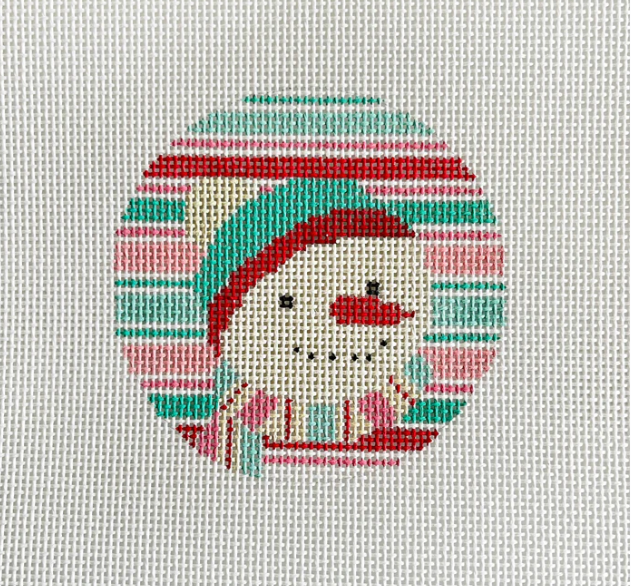 25-411 Snowman with Stripes